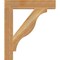 Ekena Millwork Funston Block Rough Sawn Bracket, Western Red Cedar, 4"W x 24"D x 28"H BKT04X24X28FST05RWR - alternate 2